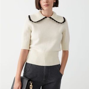 & Other Stories Wide Collar Wool Sweater